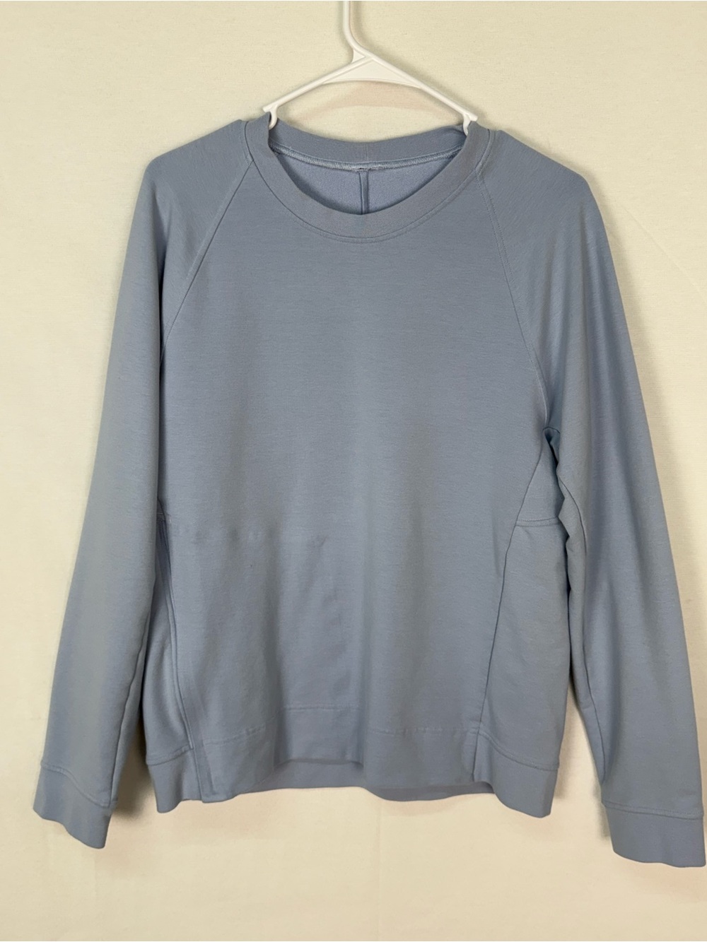 lululemon athletica Light Blue Crewneck Sweatshirt